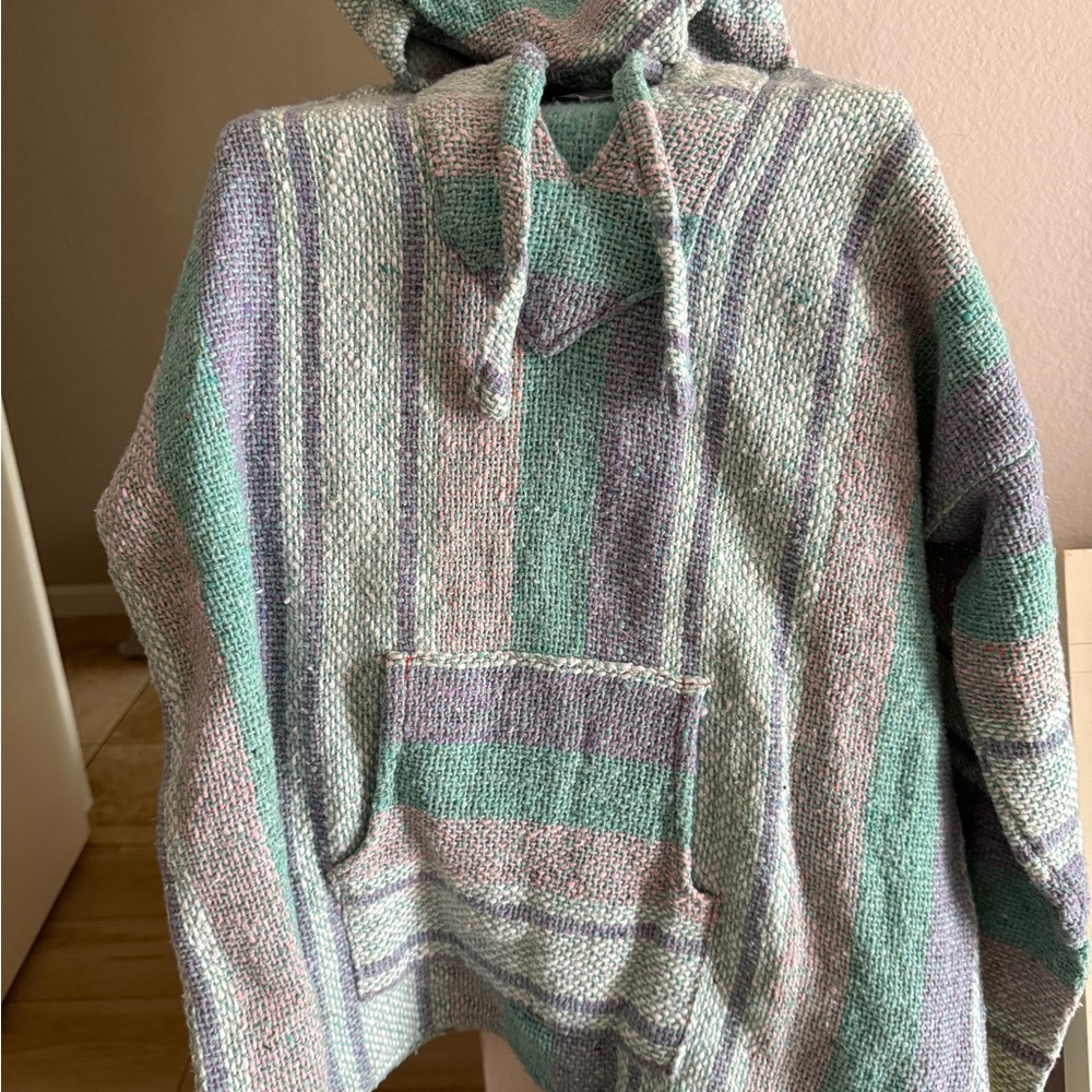 Striped Multicolor Women's Baja Hoodie